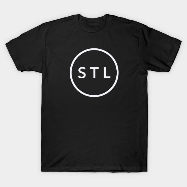 St. Louis STL Circle T-Shirt T-Shirt by EA Design